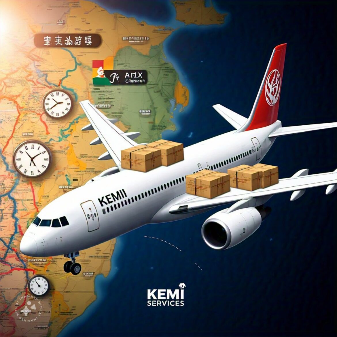 Service de fret aerien Chine-Cameroun